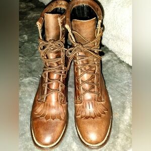 Laredo Brown Leather Women's Boots Size 7